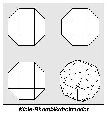 nicht-rotierter Klein-Rhombikuboktaeder