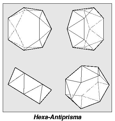 rotierter Hexa-Antiprisma
