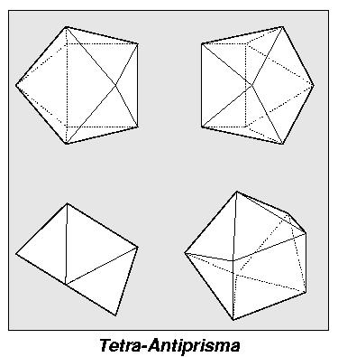 rotierter Tetra-Antiprisma